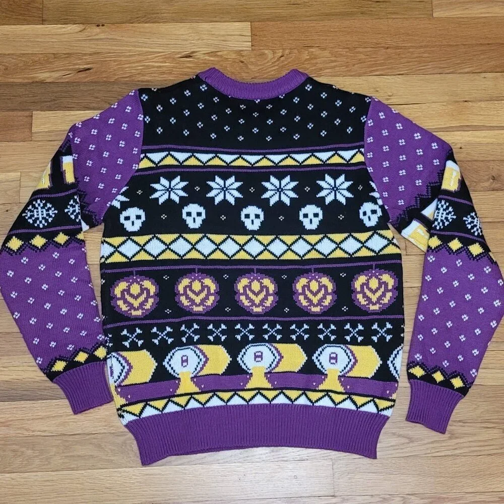 Voodoo Ranger Holiday Ugly Christmas Sweater Medium M Unisex Drinking Beer XMAS
